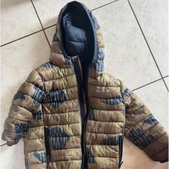Army roots puffer jacket for boys - Picture 2 of 3